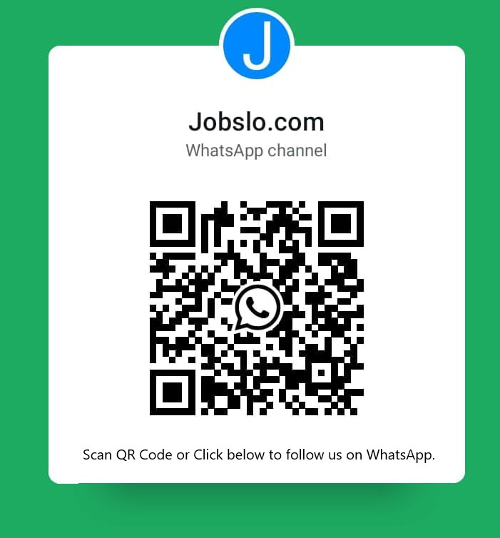 Jobslo WhatsApp Channel QR Code